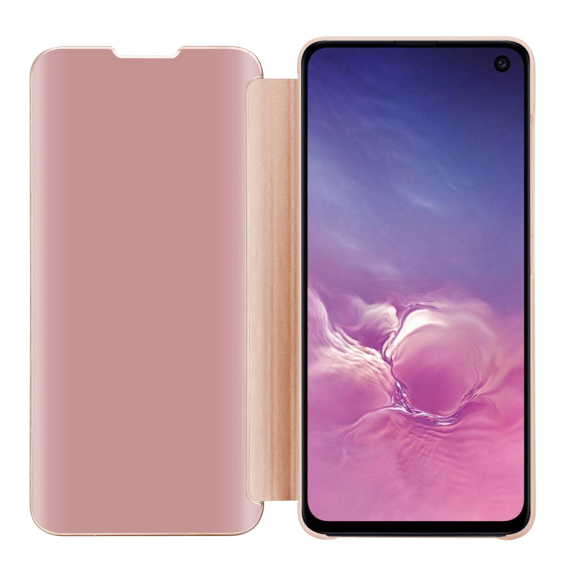 Cadorabo Handyhülle für Samsung Galaxy S10e in Pink Cover Backcover Schutzhülle Book Case Booklet