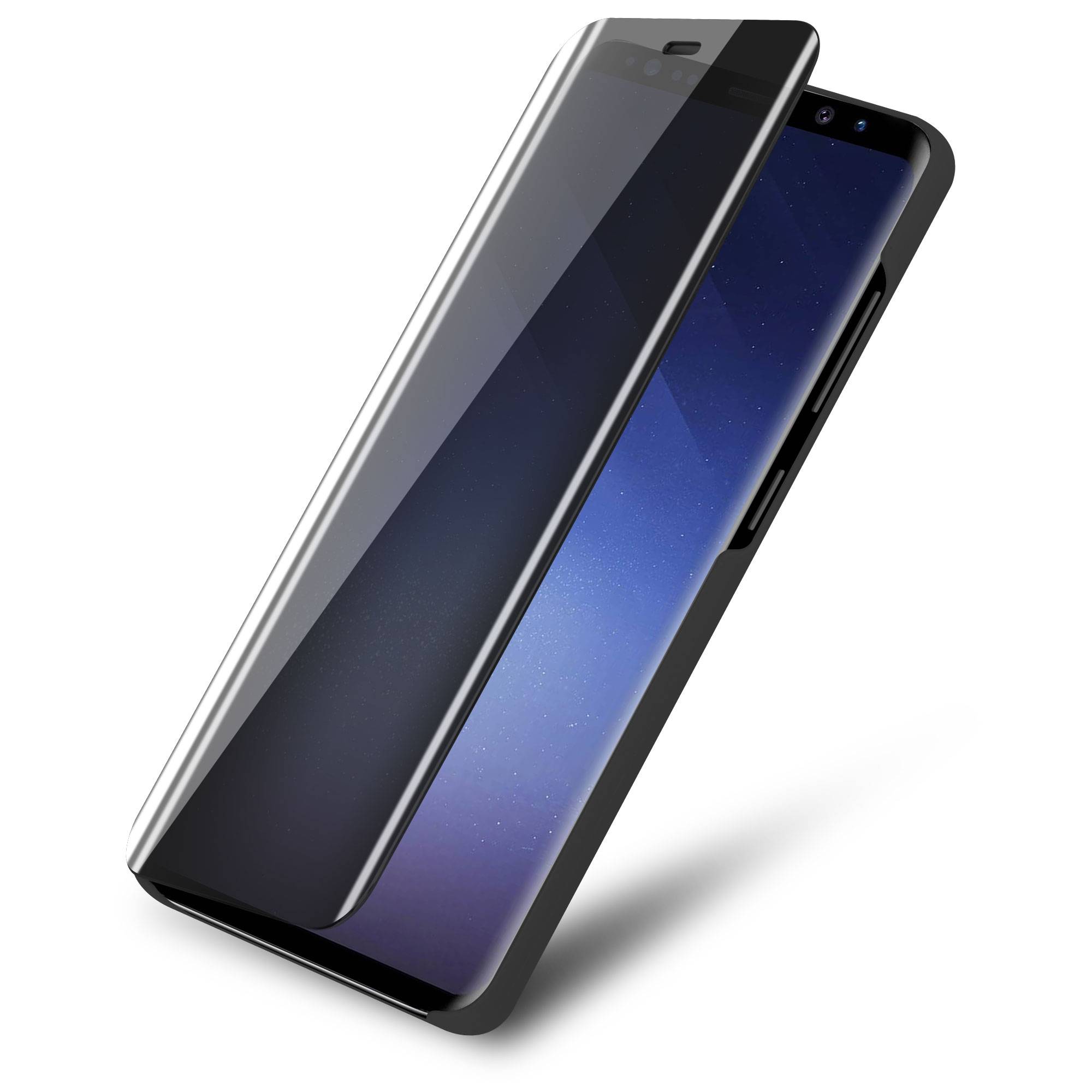 Cadorabo Handyhülle für Samsung Galaxy S9 in Schwarz Cover Backcover Schutzhülle Book Case Booklet