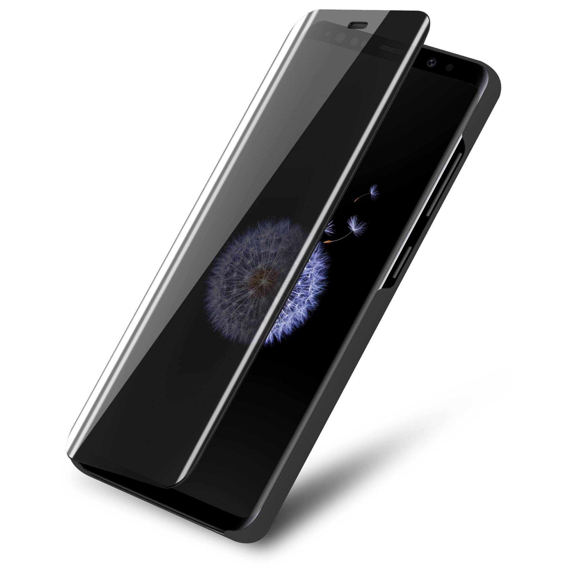 Cadorabo Handyhülle für Samsung Galaxy S9 PLUS in Schwarz Cover Backcover Schutzhülle Book Case Booklet