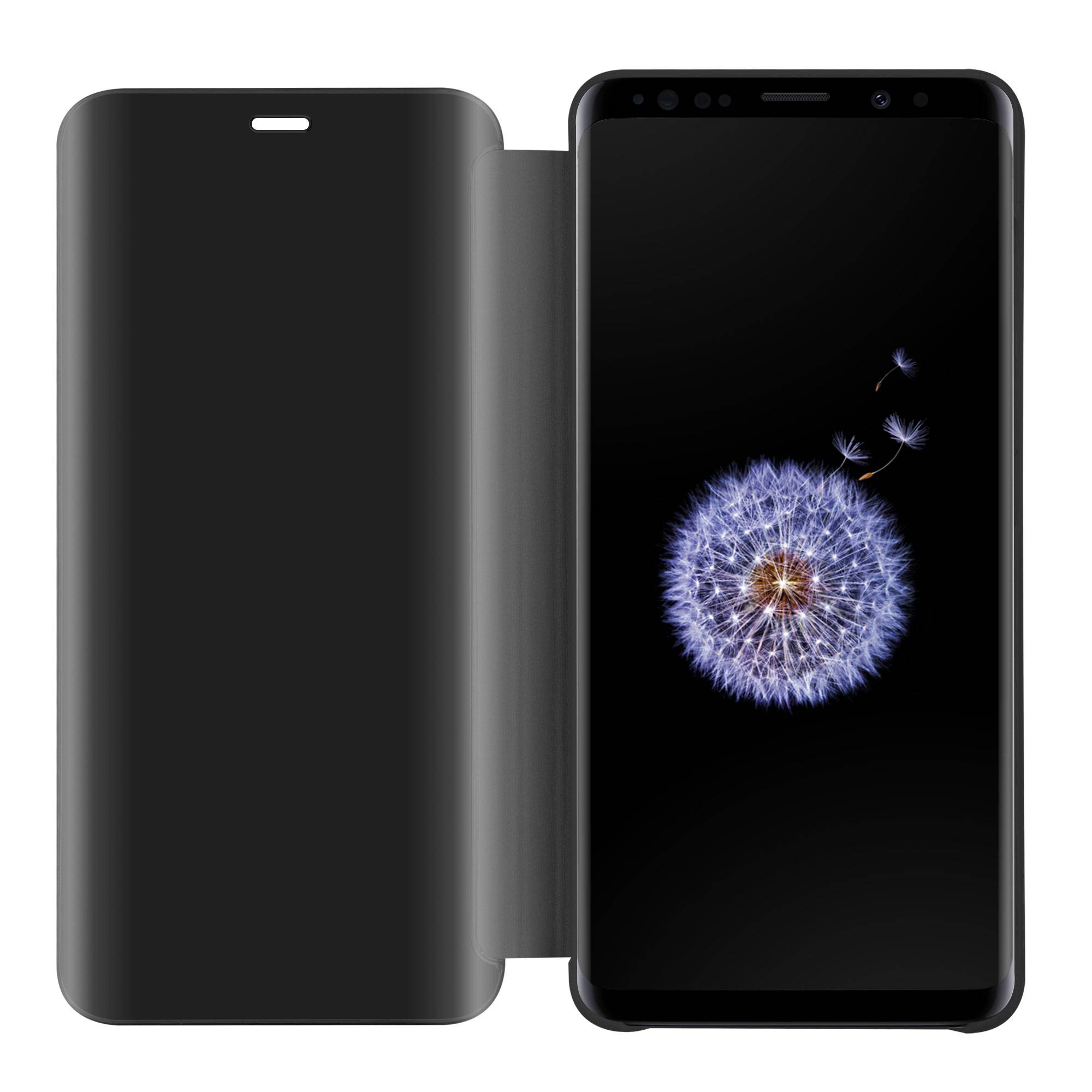 Cadorabo Handyhülle für Samsung Galaxy S9 PLUS in Schwarz Cover Backcover Schutzhülle Book Case Booklet