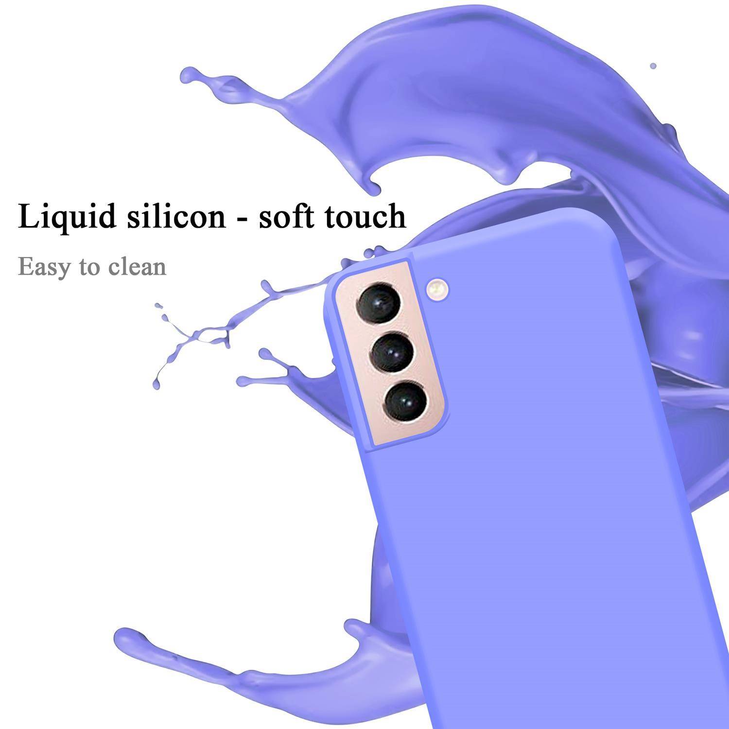 Cadorabo Schutzhülle für Samsung Galaxy S21 5G Hülle in Lila Handyhülle Case Cover TPU Etui