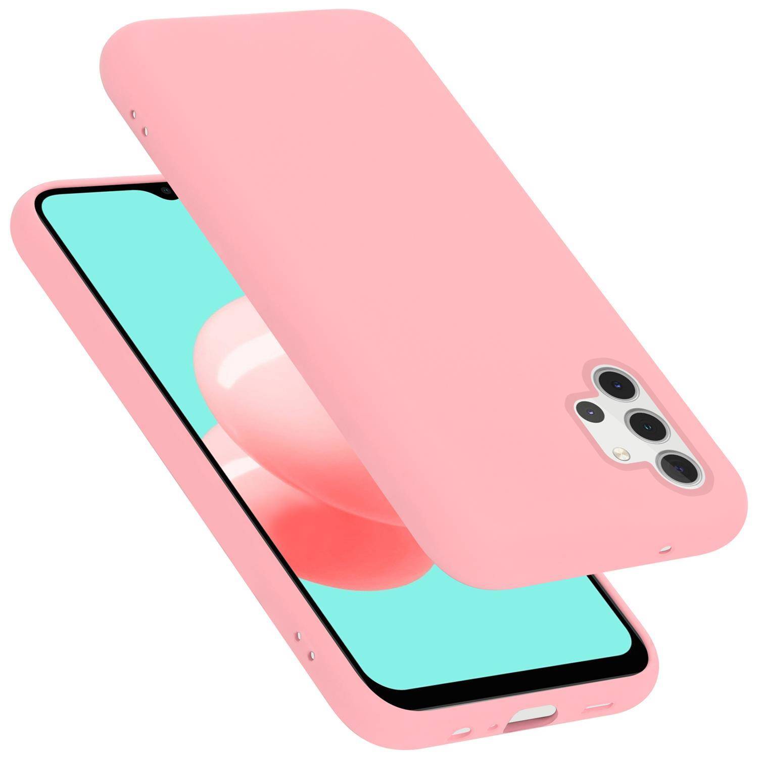 Cadorabo Schutzhülle für Samsung Galaxy A32 5G Hülle in Rosa Handyhülle Case Cover TPU Etui