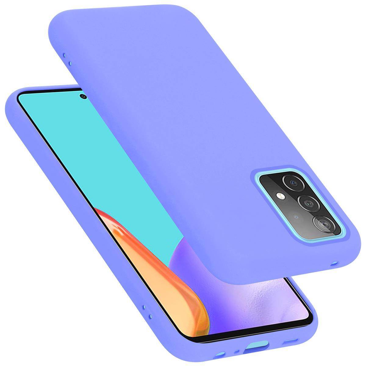 Cadorabo Schutzhülle für Samsung Galaxy A52 (4G / 5G) / A52s Hülle in Lila Handyhülle Case Cover TPU Etui