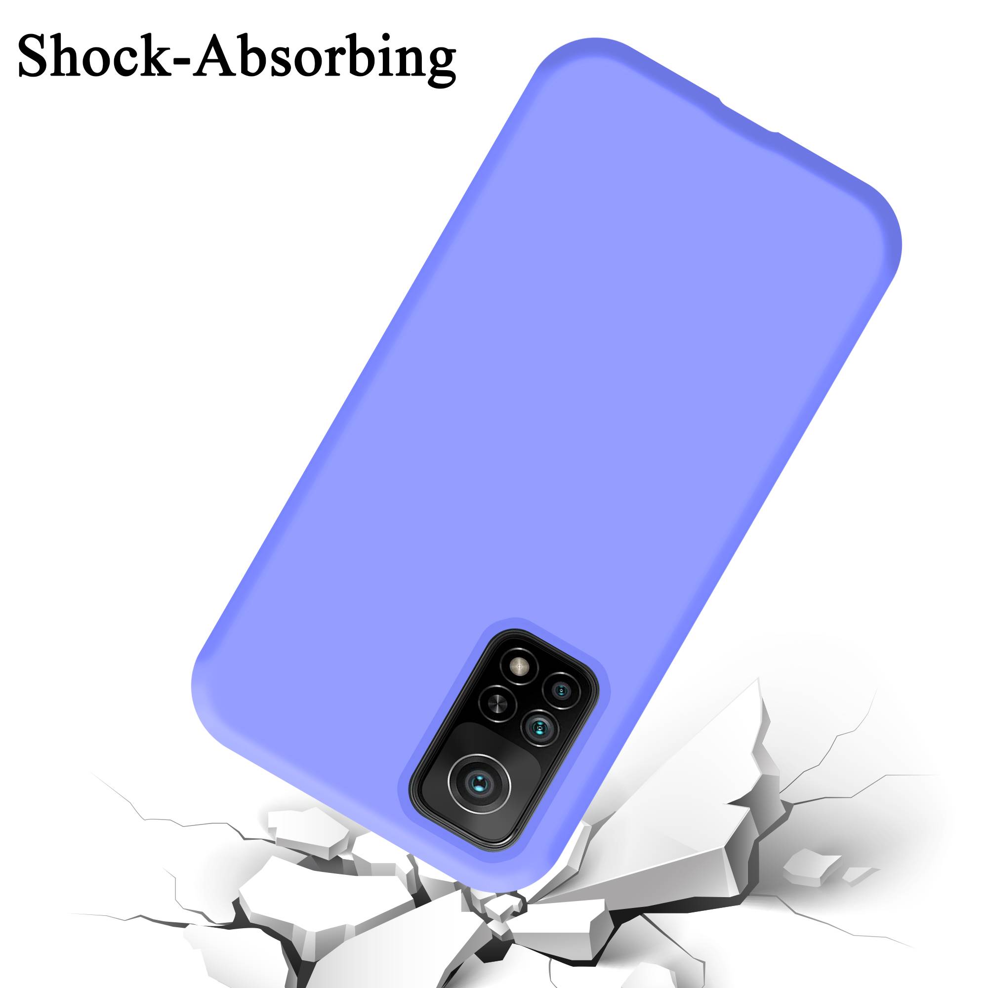 Cadorabo Schutzhülle für Xiaomi Mi 10T / Mi 10T PRO Hülle in Lila Handyhülle Case Cover TPU Etui