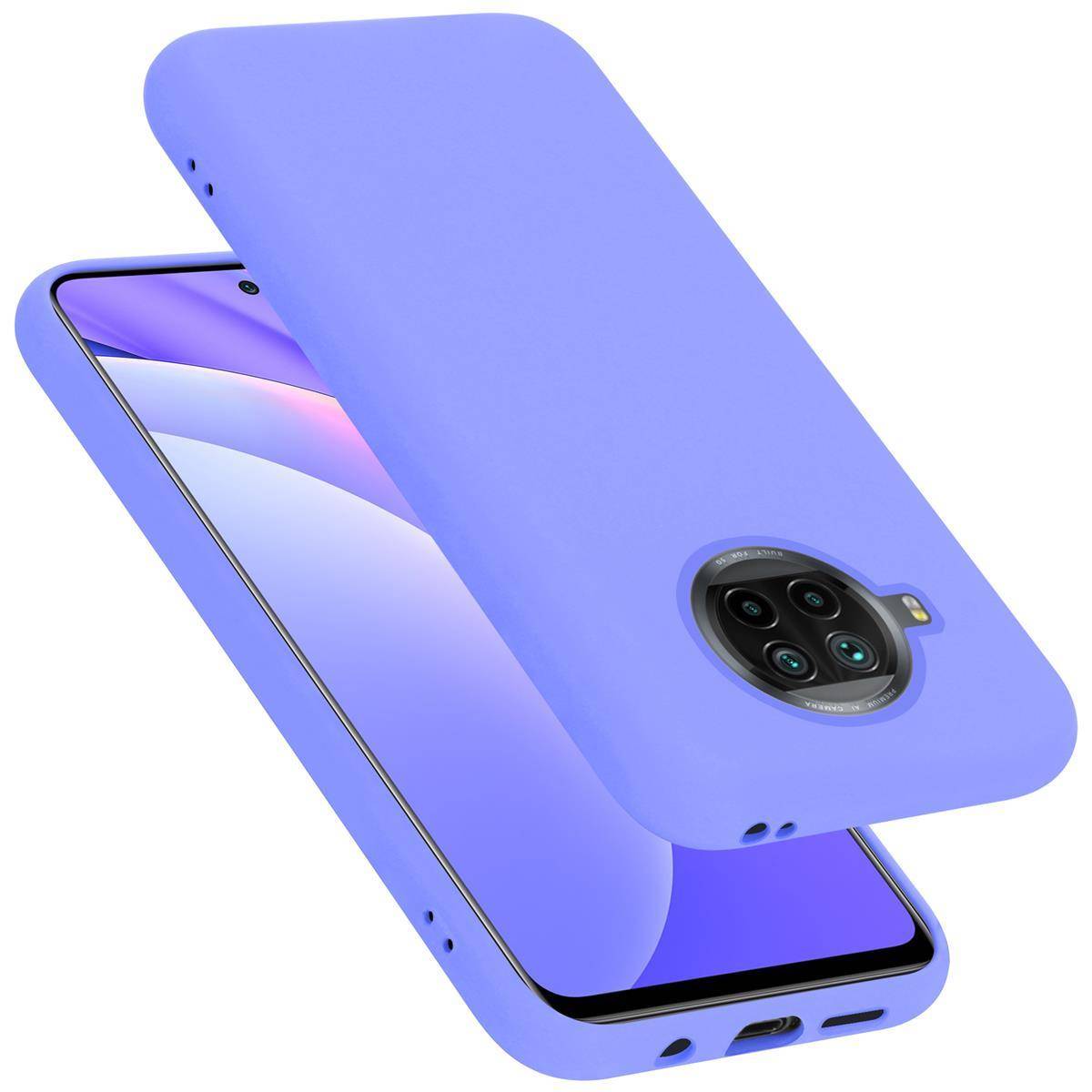 Cadorabo Schutzhülle für Xiaomi Mi 10T LITE Hülle in Lila Handyhülle Case Cover TPU Etui