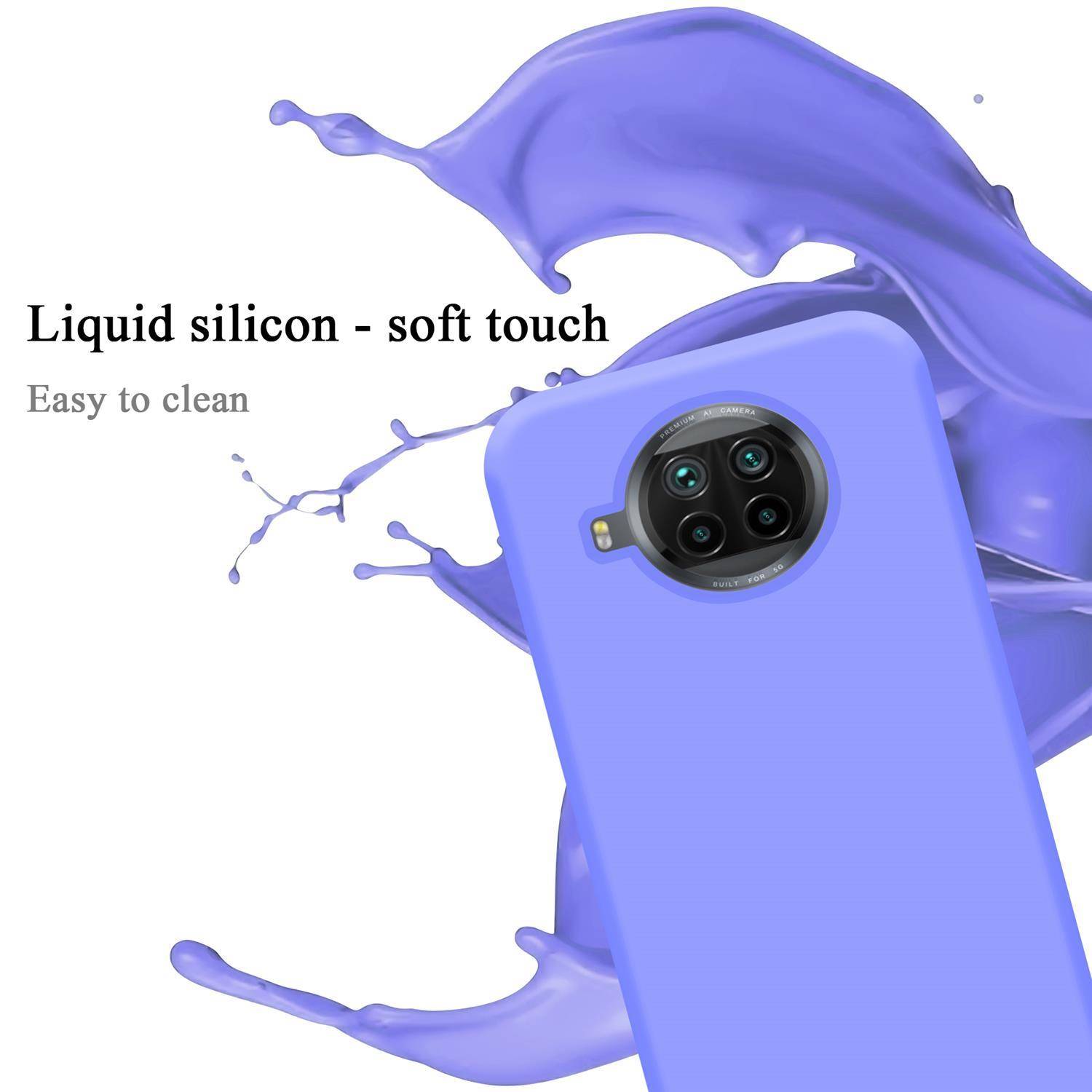 Cadorabo Schutzhülle für Xiaomi Mi 10T LITE Hülle in Lila Handyhülle Case Cover TPU Etui