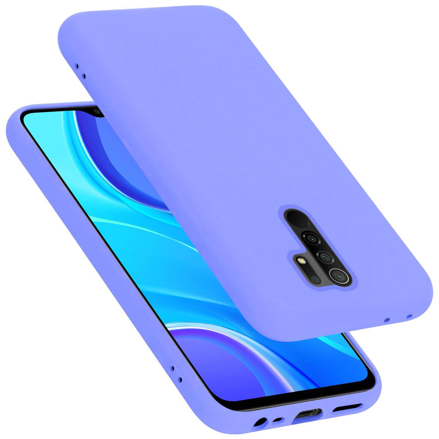 Cadorabo Schutzhülle für Xiaomi RedMi 9 Hülle in Lila Handyhülle Case Cover TPU Etui
