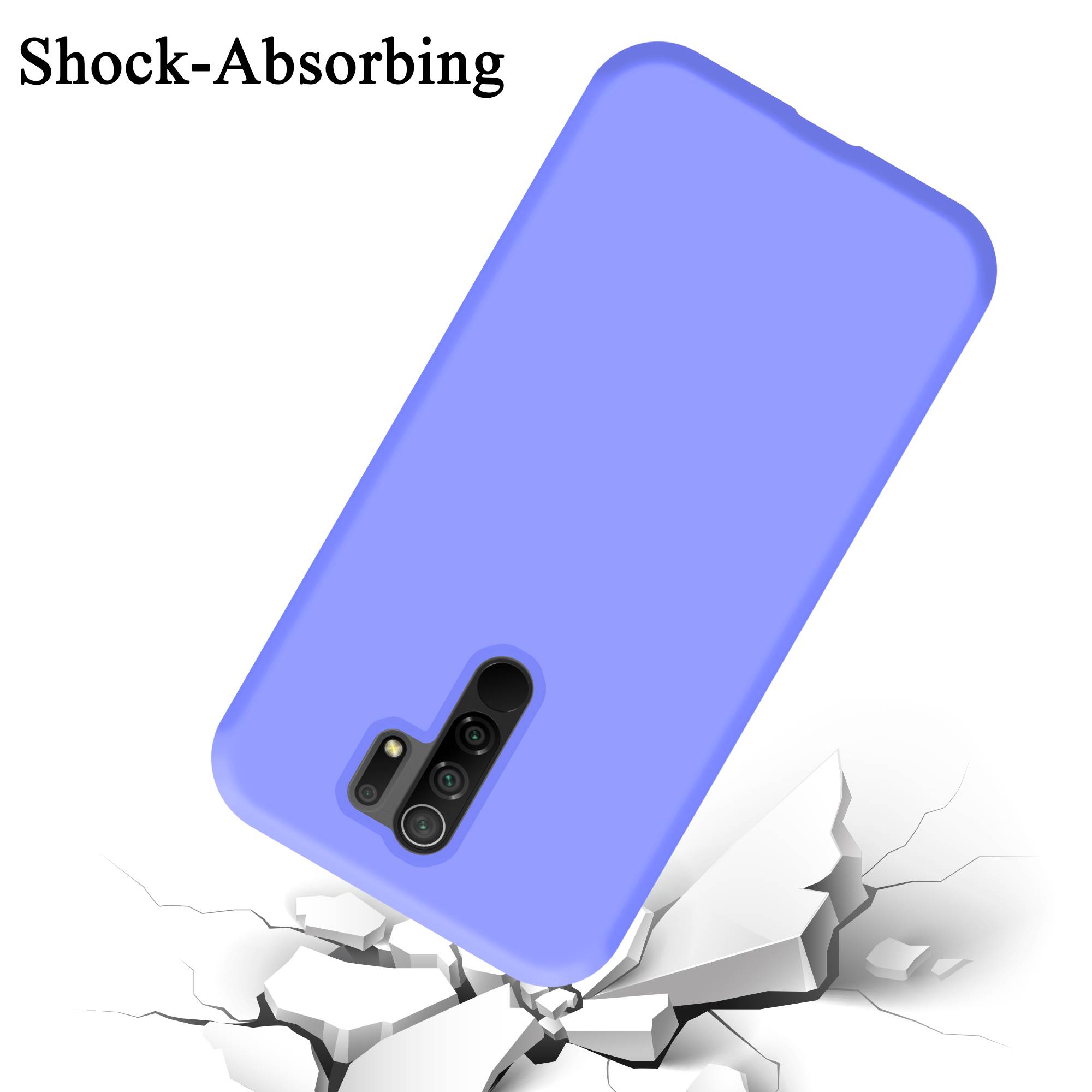 Cadorabo Schutzhülle für Xiaomi RedMi 9 Hülle in Lila Handyhülle Case Cover TPU Etui