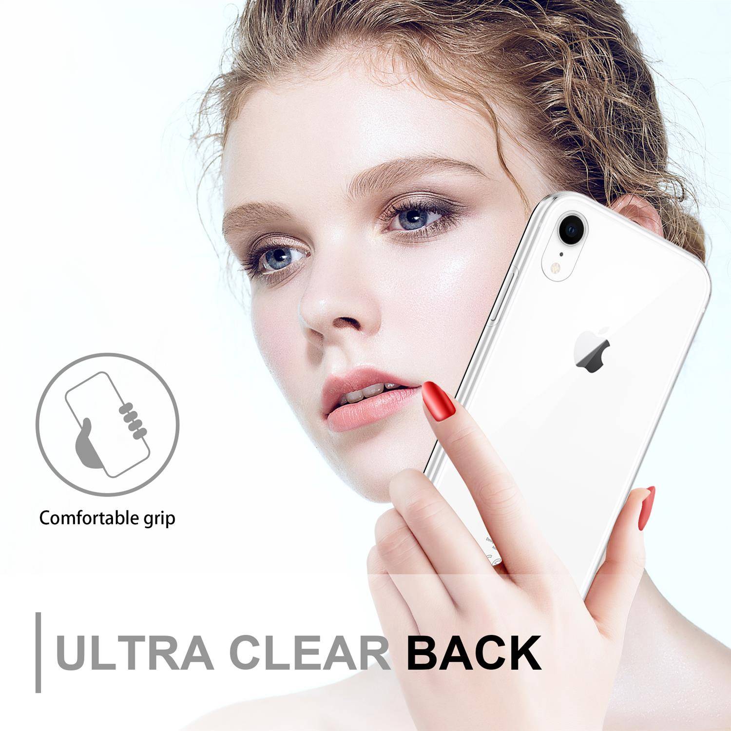 Cadorabo Schutzhülle für Apple iPhone XR Hülle in natur 360° Etui Full Body Handyhülle Cover Case