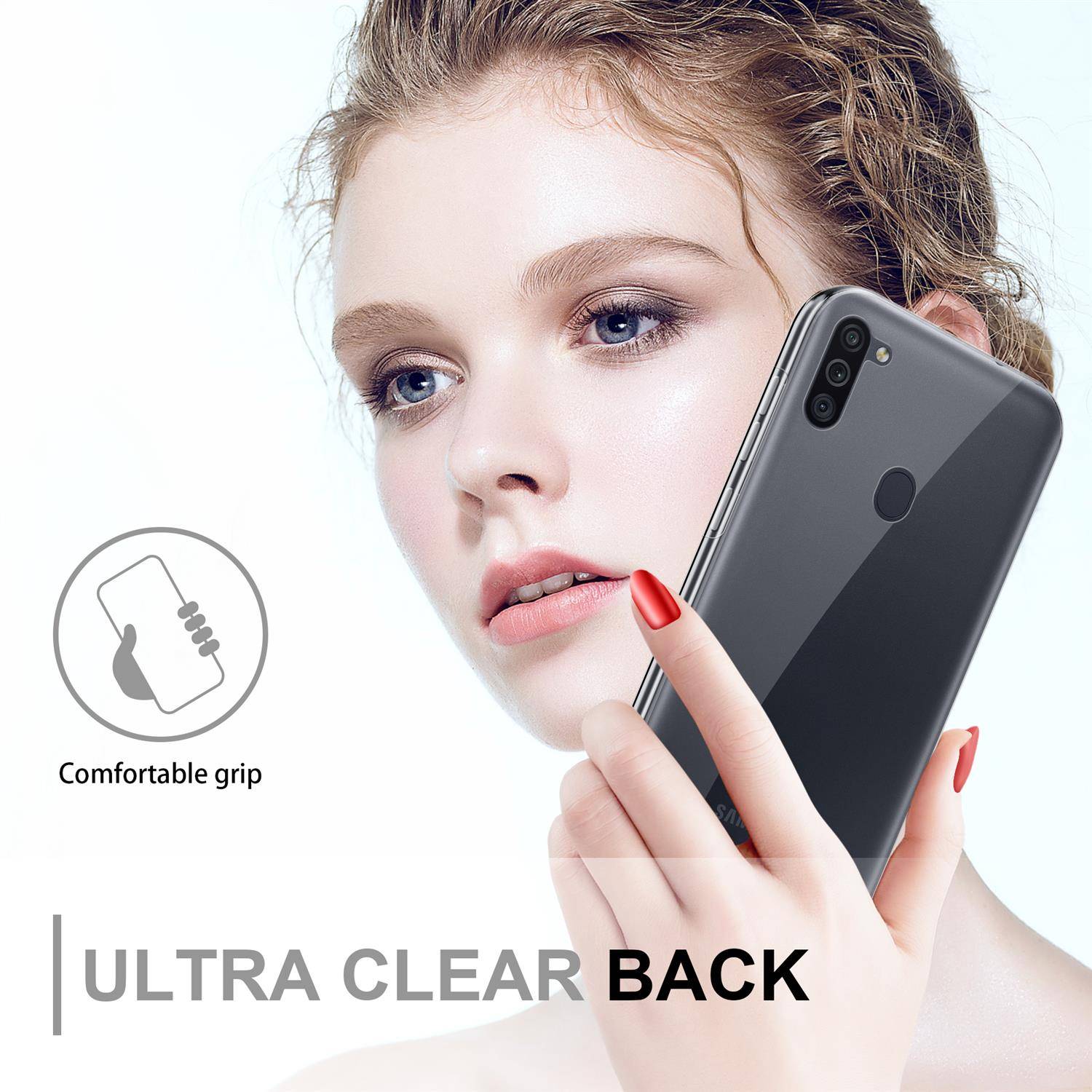 Cadorabo Schutzhülle für Samsung Galaxy A11 EU / M11 Hülle in natur 360° Etui Full Body Handyhülle Cover Case
