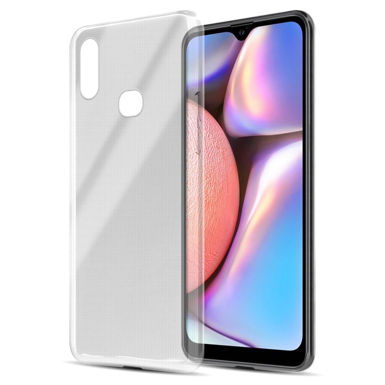 Cadorabo Hülle für Samsung Galaxy A10s Schutz Hülle in natur Schutzhülle TPU Silikon Cover Etui Case