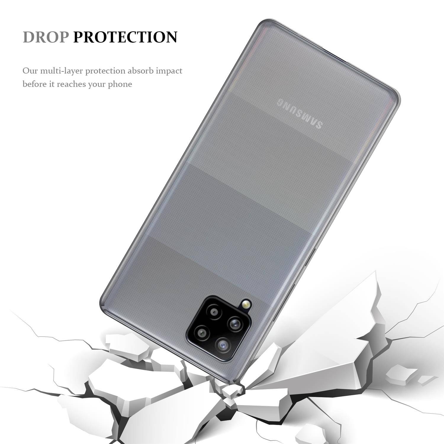Cadorabo Hülle für Samsung Galaxy A42 Schutz Hülle in natur Schutzhülle TPU Silikon Cover Etui Case