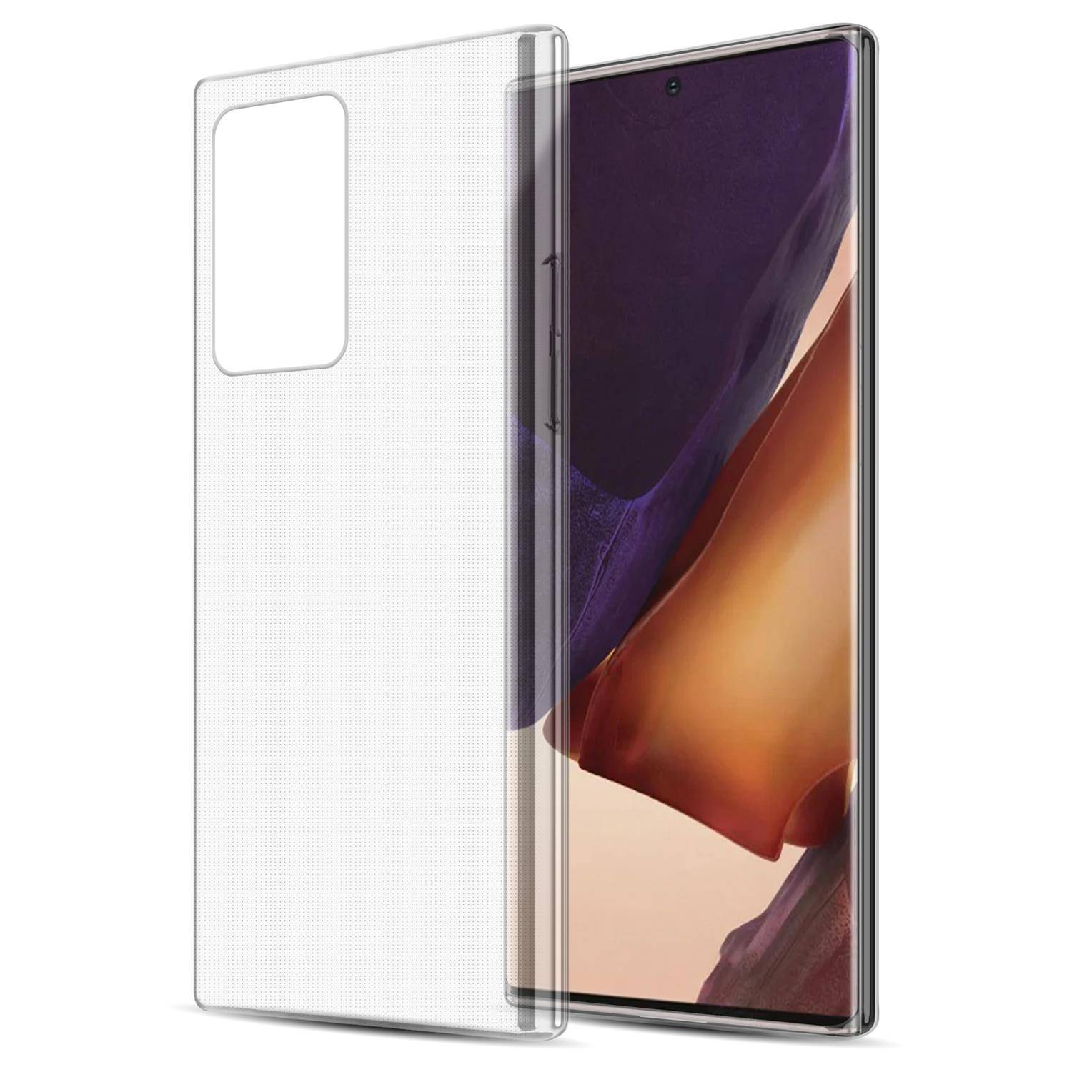 Cadorabo Hülle für Samsung Galaxy Note 20 Ultra Schutz Hülle in natur Schutzhülle TPU Silikon Cover Etui Case