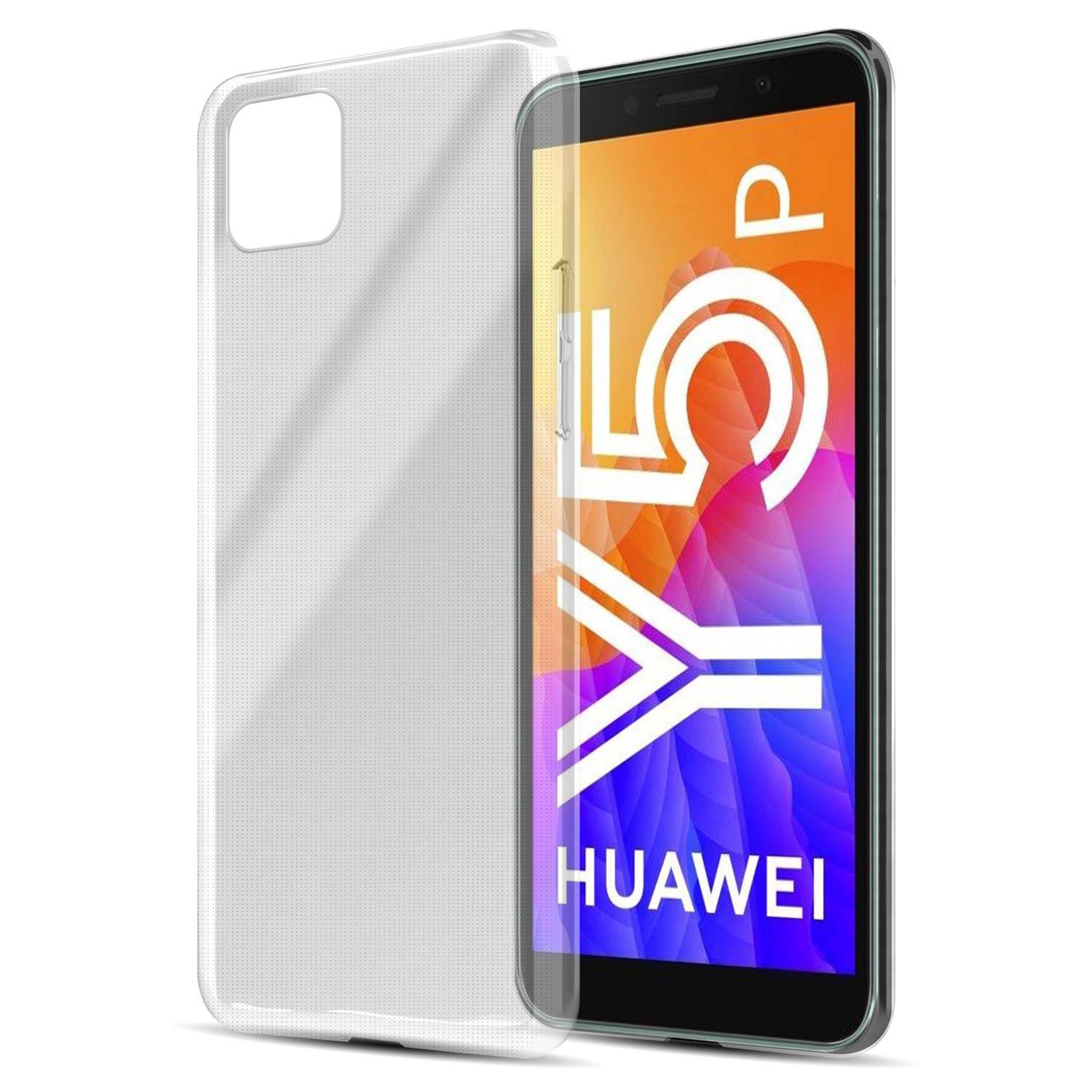 Cadorabo Hülle für Huawei Y5p Schutz Hülle in natur Schutzhülle TPU Silikon Cover Etui Case