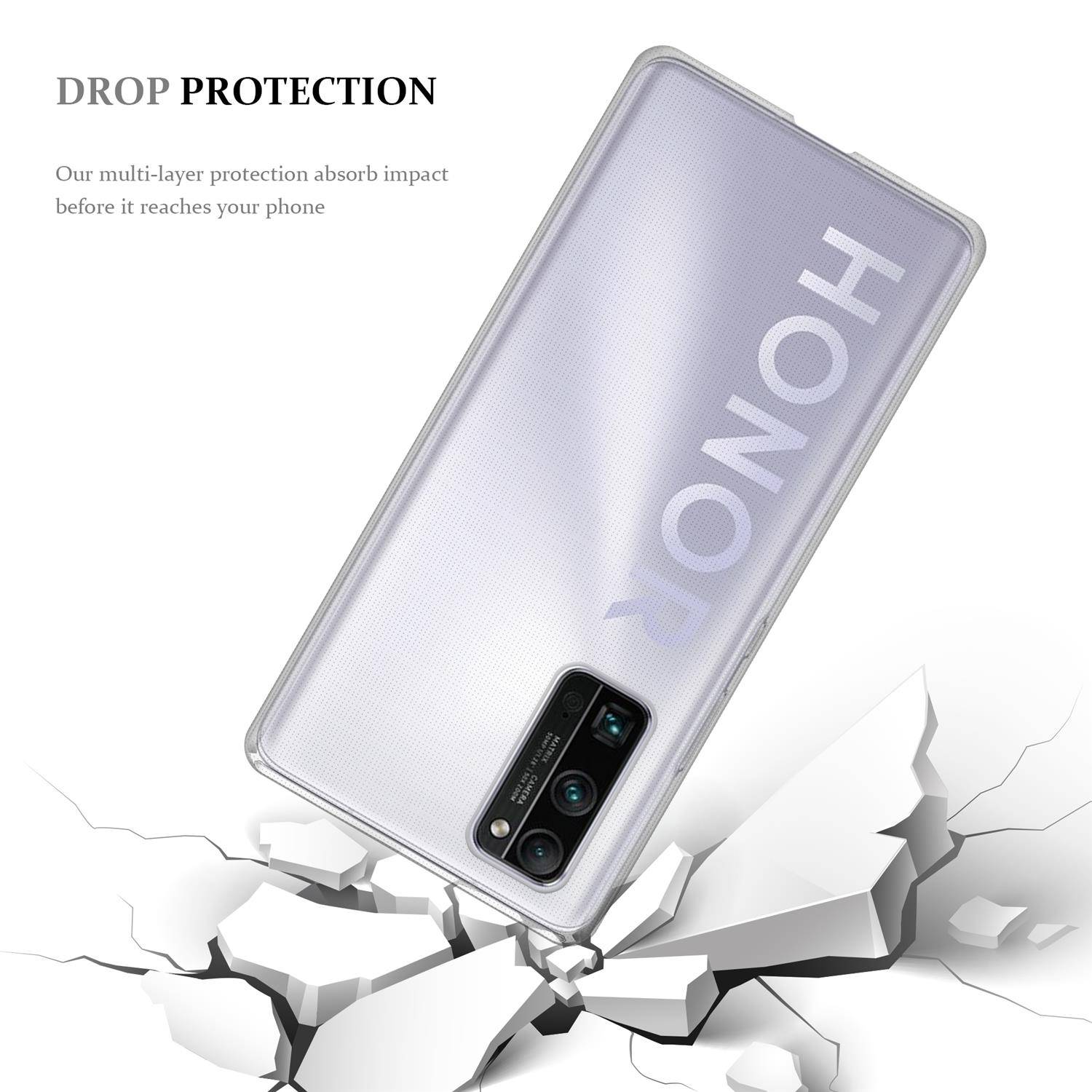 Cadorabo Hülle für Honor 30s Schutz Hülle in natur Schutzhülle TPU Silikon Cover Etui Case