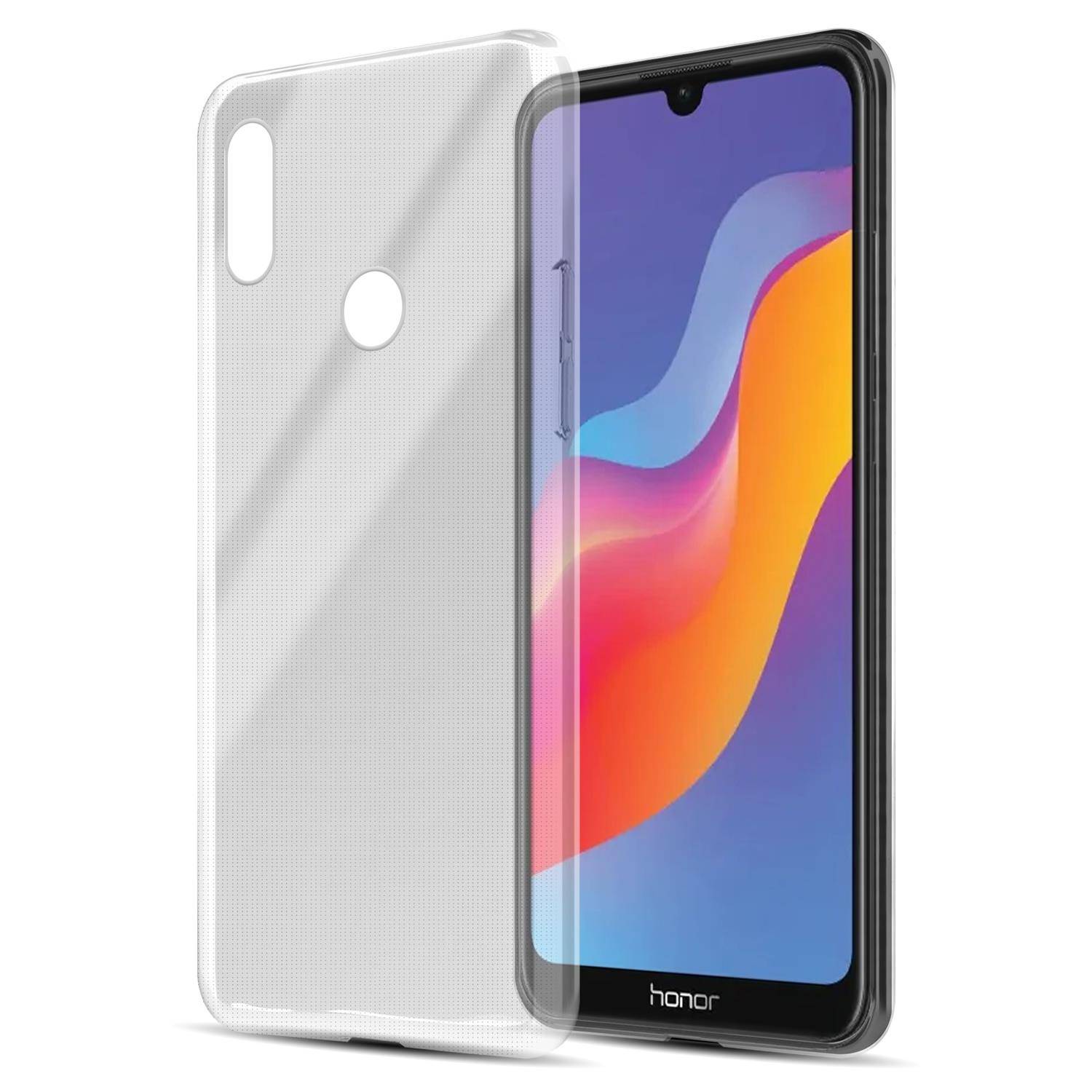 Cadorabo Hülle für Honor 8A Prime Schutz Hülle in natur Schutzhülle TPU Silikon Cover Etui Case