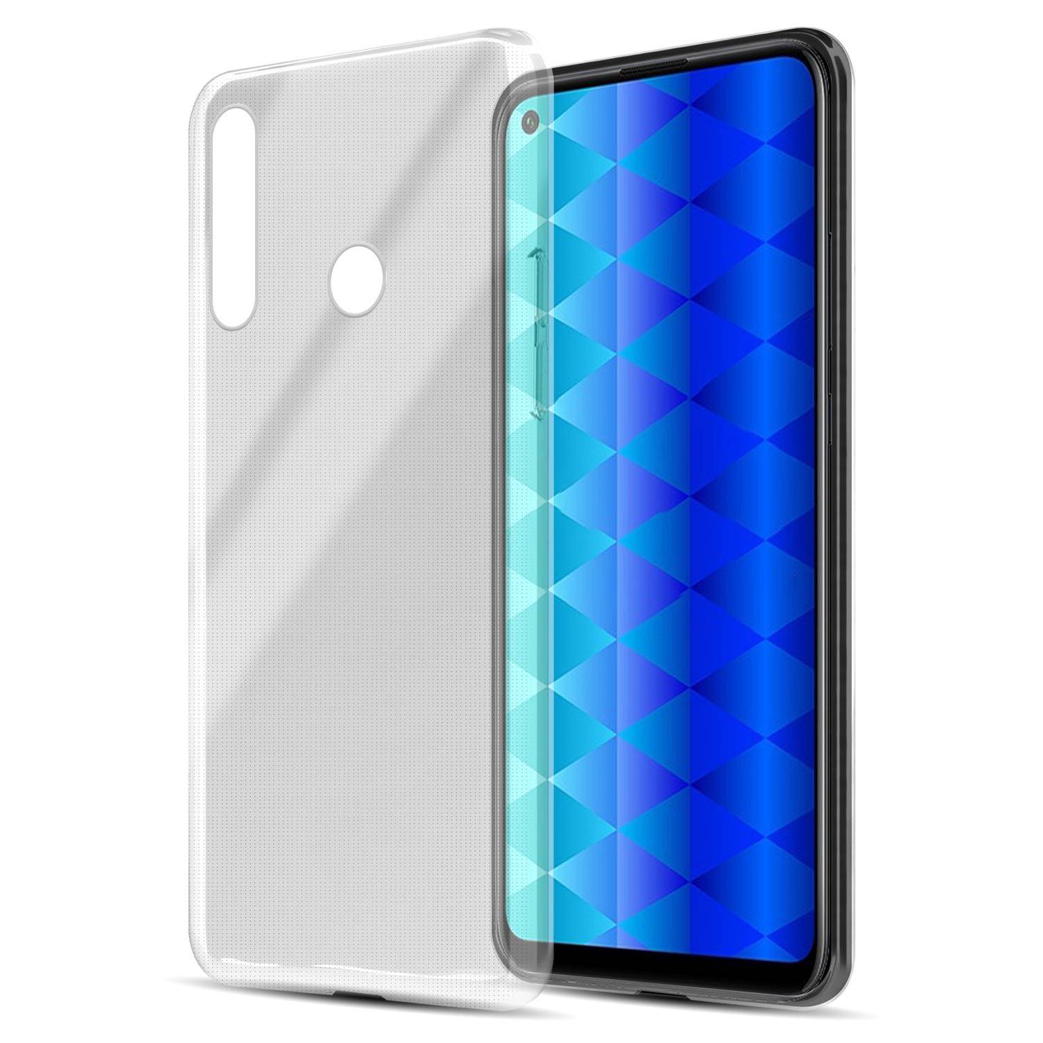 Cadorabo Hülle für Honor 9c Schutz Hülle in natur Schutzhülle TPU Silikon Cover Etui Case