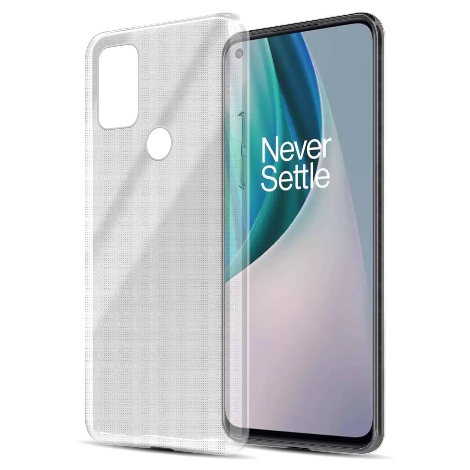 Cadorabo Hülle für OnePlus Nord N100 Schutz Hülle in natur Schutzhülle TPU Silikon Cover Etui Case