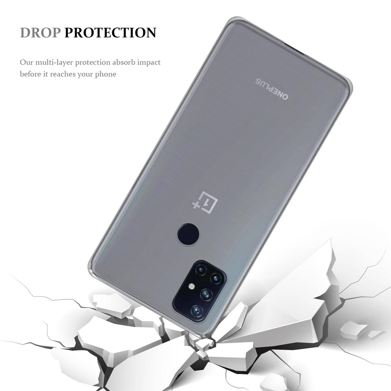 Cadorabo Hülle für OnePlus Nord N100 Schutz Hülle in natur Schutzhülle TPU Silikon Cover Etui Case