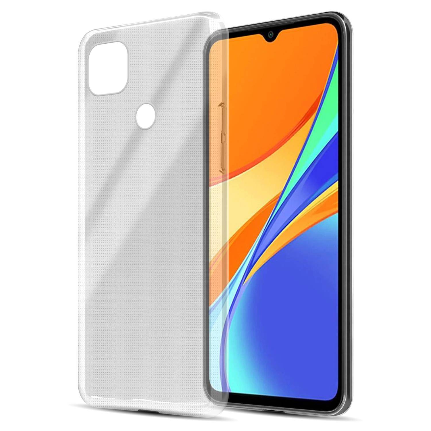 Cadorabo Hülle für Xiaomi Redmi 9C Schutz Hülle in natur Schutzhülle TPU Silikon Cover Etui Case