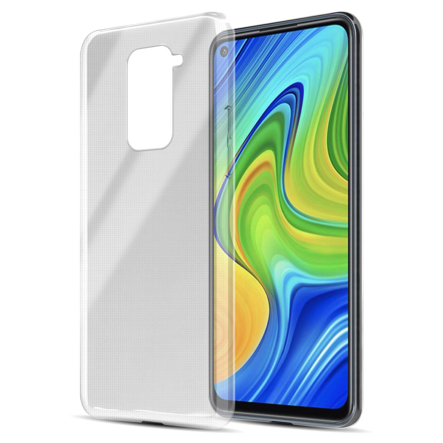 Cadorabo Hülle für Xiaomi Redmi 10X 4G Schutz Hülle in natur Schutzhülle TPU Silikon Cover Etui Case