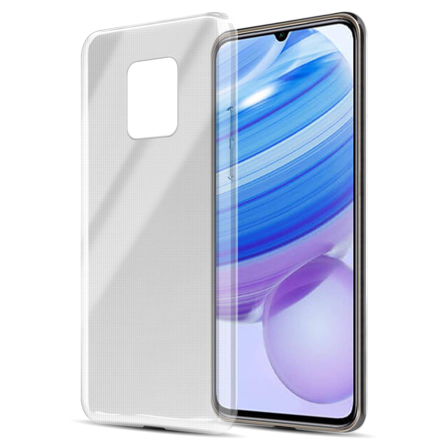 Cadorabo Hülle für Xiaomi Redmi 10X 5G Schutz Hülle in natur Schutzhülle TPU Silikon Cover Etui Case