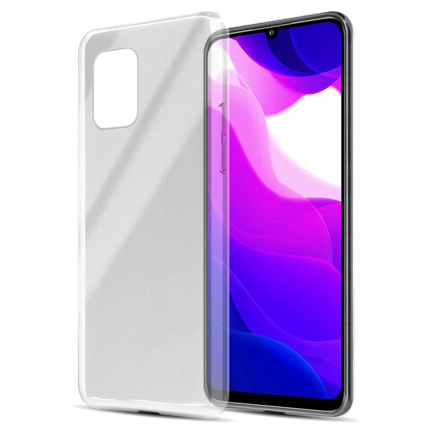 Cadorabo Hülle für Xiaomi Mi 10 Lite Schutz Hülle in natur Schutzhülle TPU Silikon Cover Etui Case