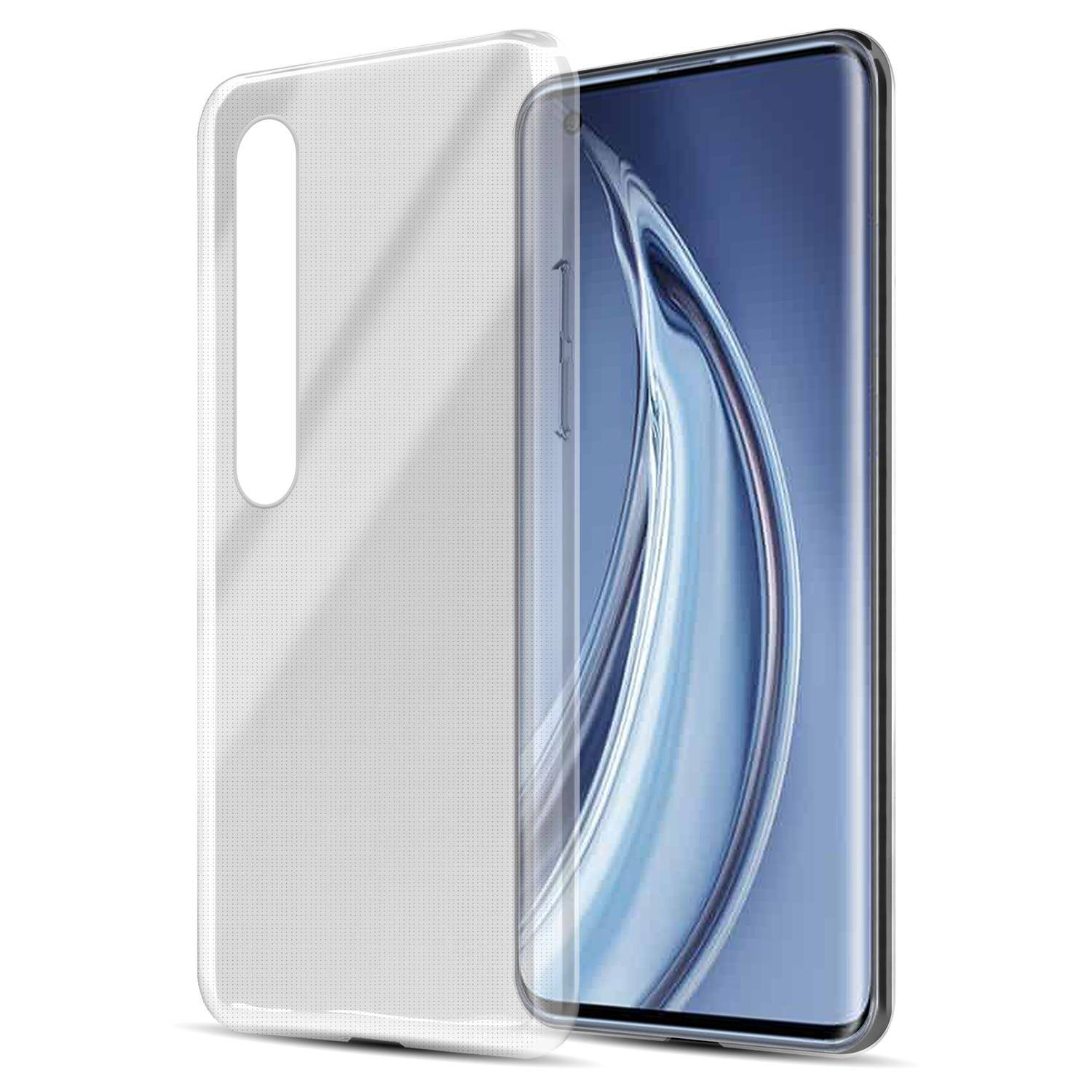Cadorabo Hülle für Xiaomi Mi 10 / 10 Pro Schutz Hülle in natur Schutzhülle TPU Silikon Cover Etui Case