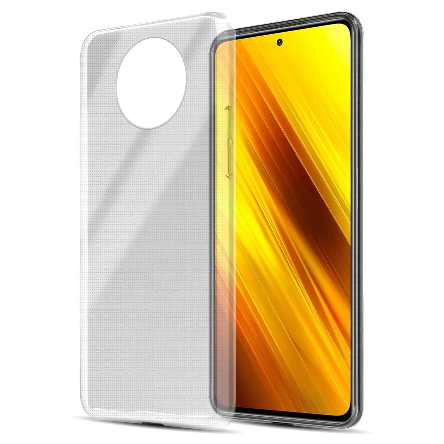 Cadorabo Hülle für Xiaomi Poco X3 NFC Schutz Hülle in natur Schutzhülle TPU Silikon Cover Etui Case