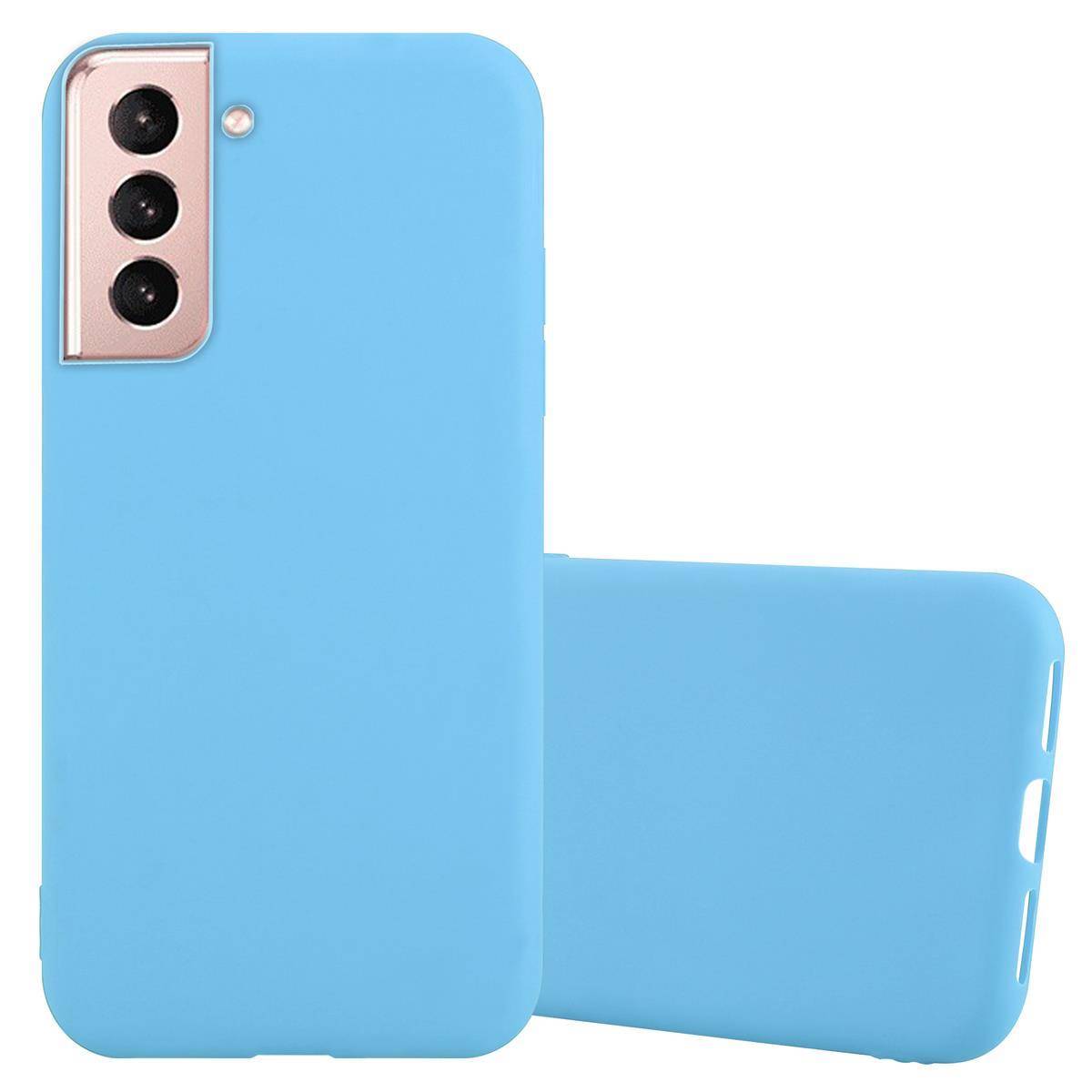 Cadorabo Hülle für Samsung Galaxy S21 PLUS Schutzhülle in Blau Handyhülle TPU Silikon Etui Case Cover