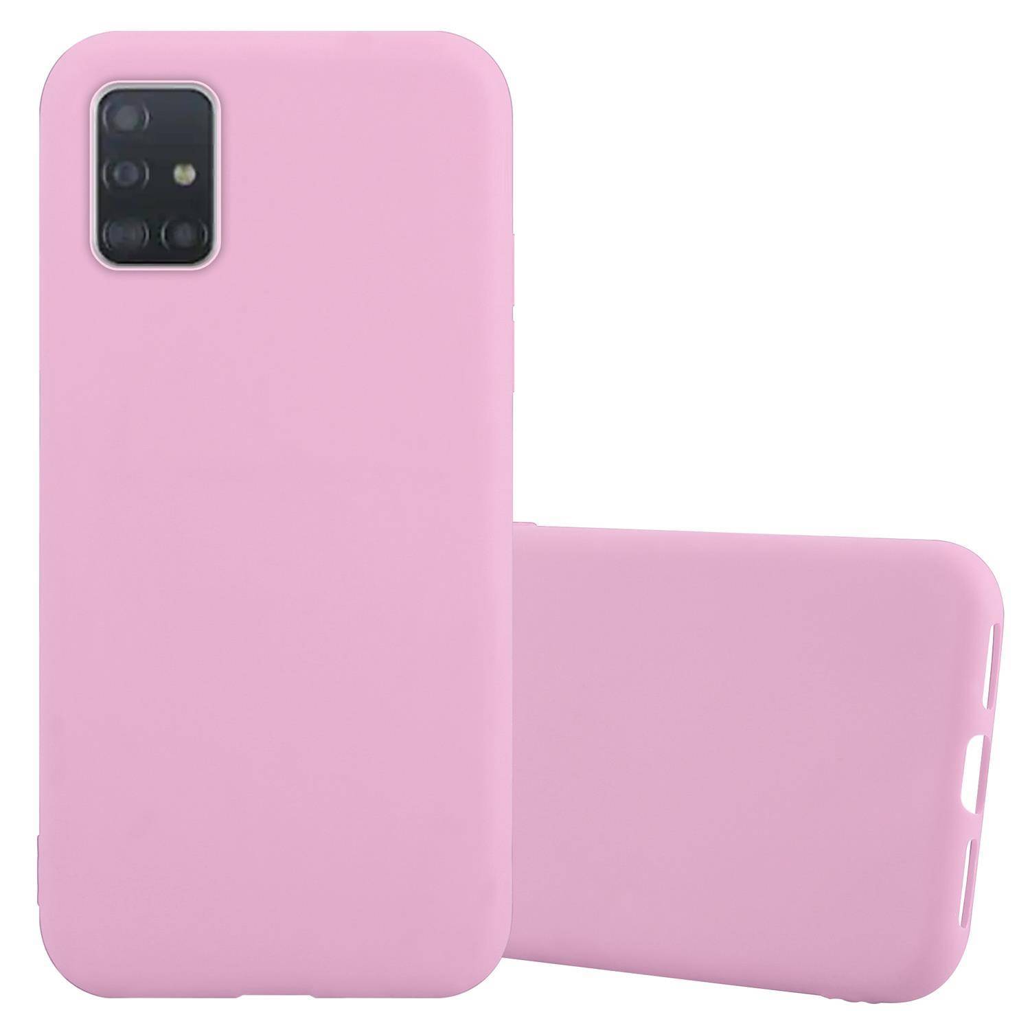 Cadorabo Hülle für Samsung Galaxy A72 4G / 5G Schutzhülle in Rosa Handyhülle TPU Silikon Etui Case Cover
