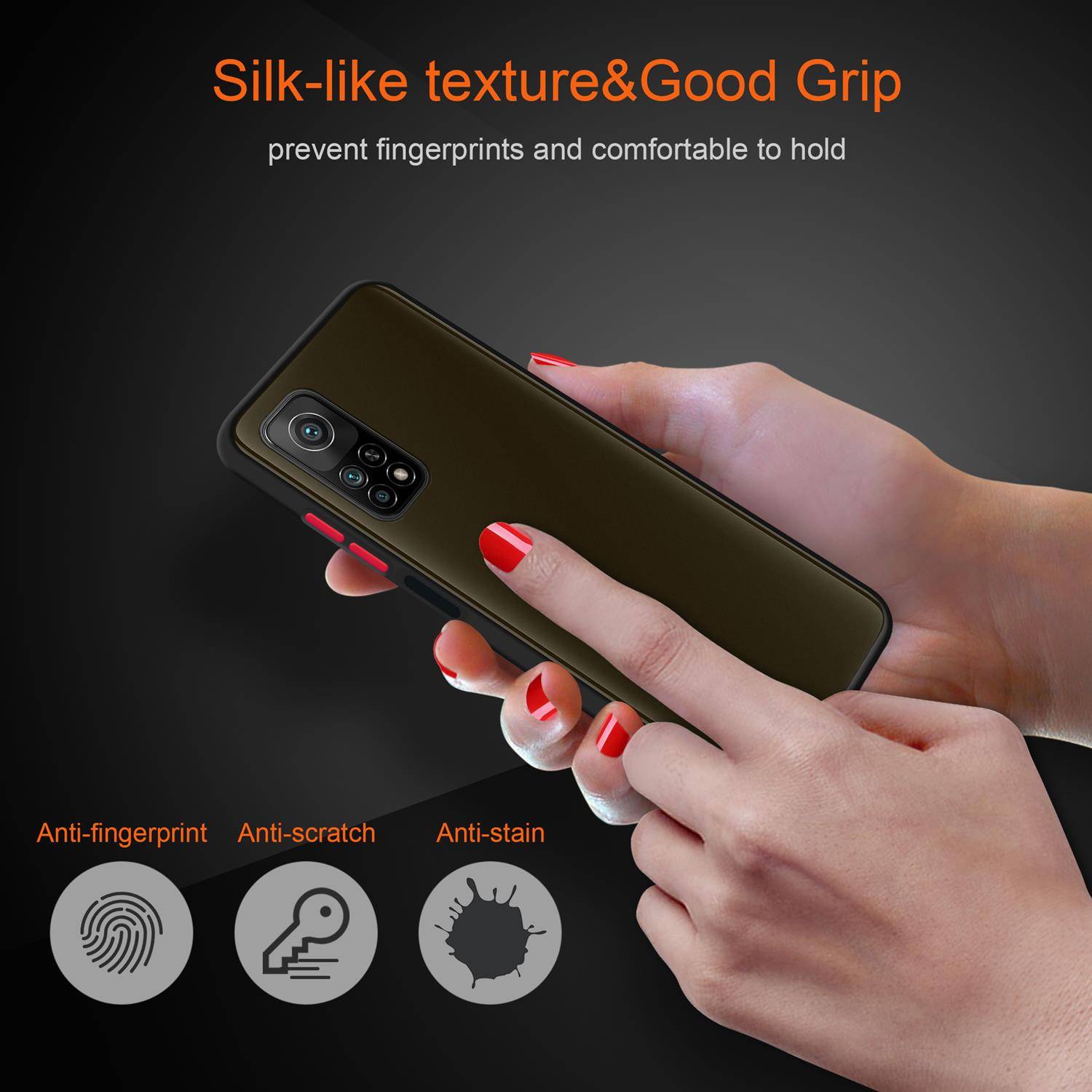 Cadorabo Hülle für Xiaomi Mi 10T / Mi 10T PRO Schutz Hülle in Transparent Handyhülle Hybrid Schutzhülle Etui TPU Silikon