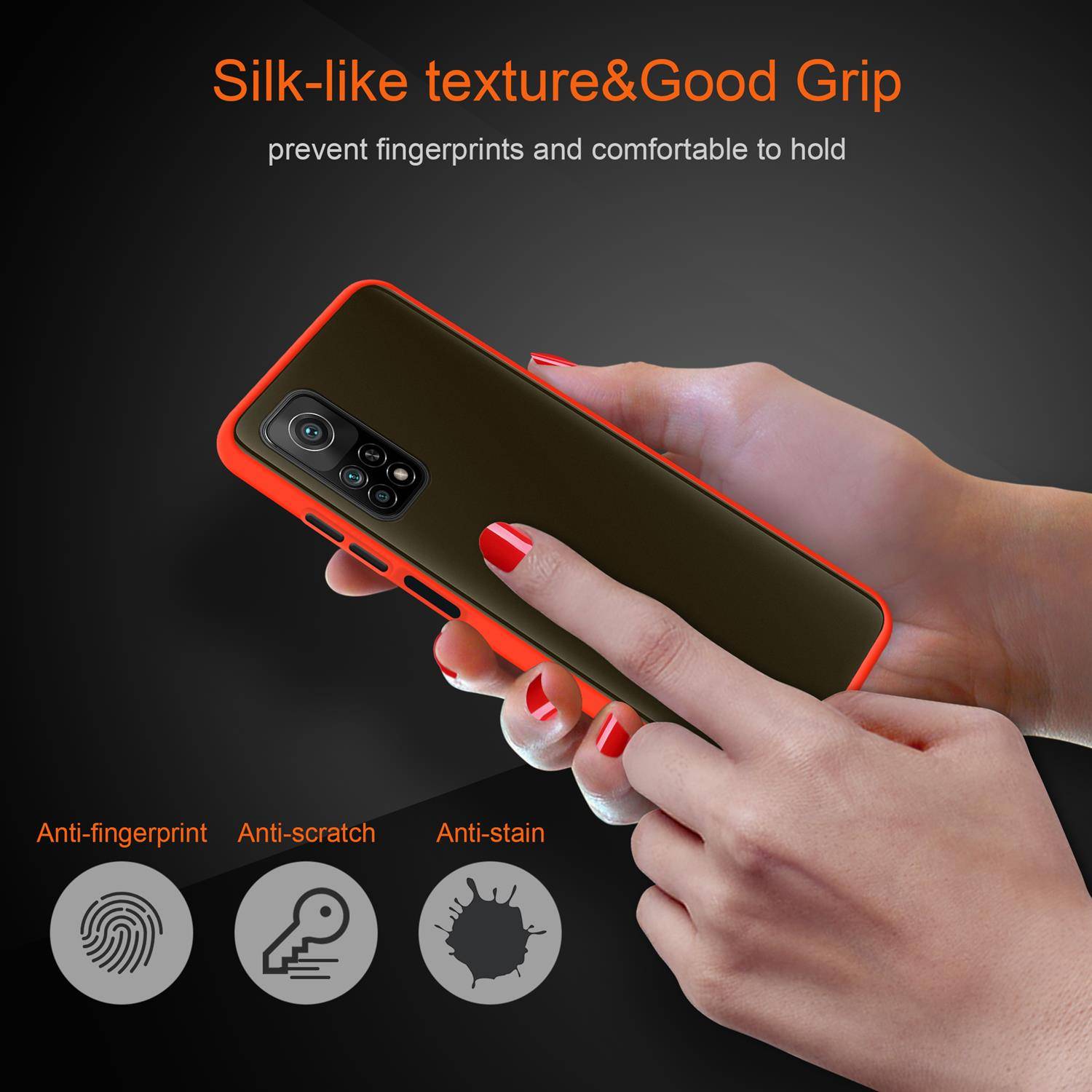 Cadorabo Hülle für Xiaomi Mi 10T / Mi 10T PRO Schutz Hülle in Transparent Handyhülle Hybrid Schutzhülle Etui TPU Silikon