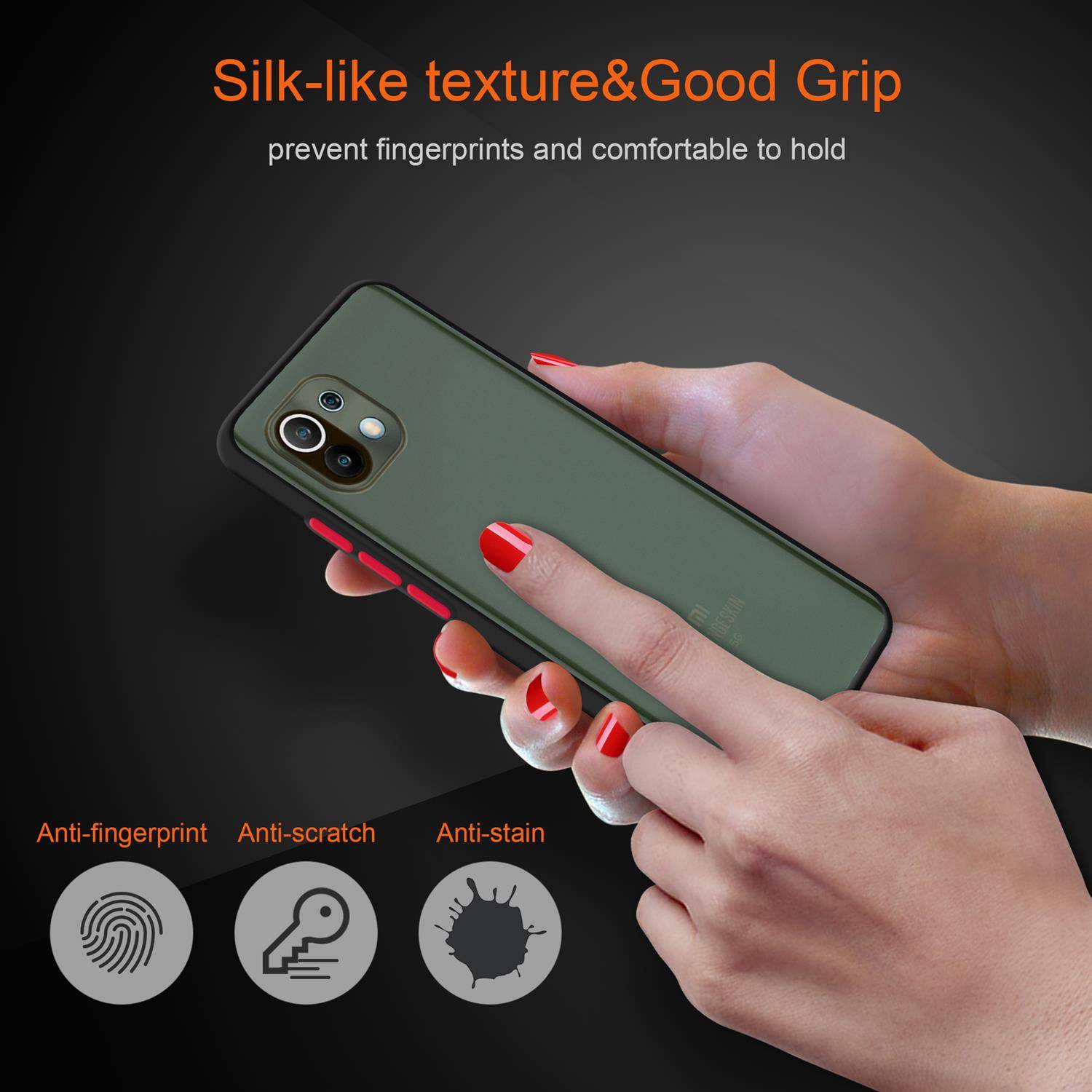 Cadorabo Hülle für Xiaomi Mi 11 5G Schutz Hülle in Transparent Handyhülle Hybrid Schutzhülle Etui TPU Silikon