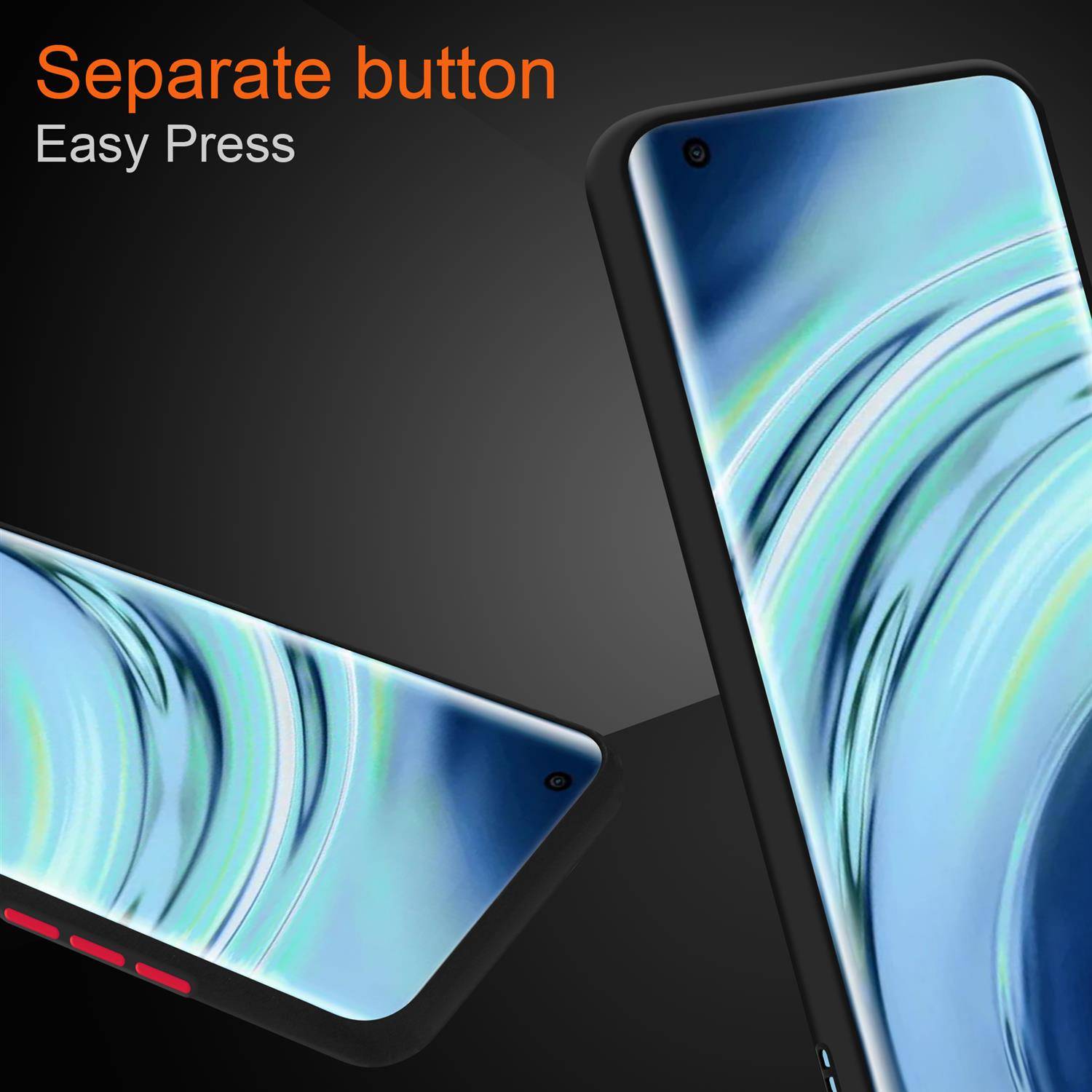 Cadorabo Hülle für Xiaomi Mi 11 5G Schutz Hülle in Transparent Handyhülle Hybrid Schutzhülle Etui TPU Silikon