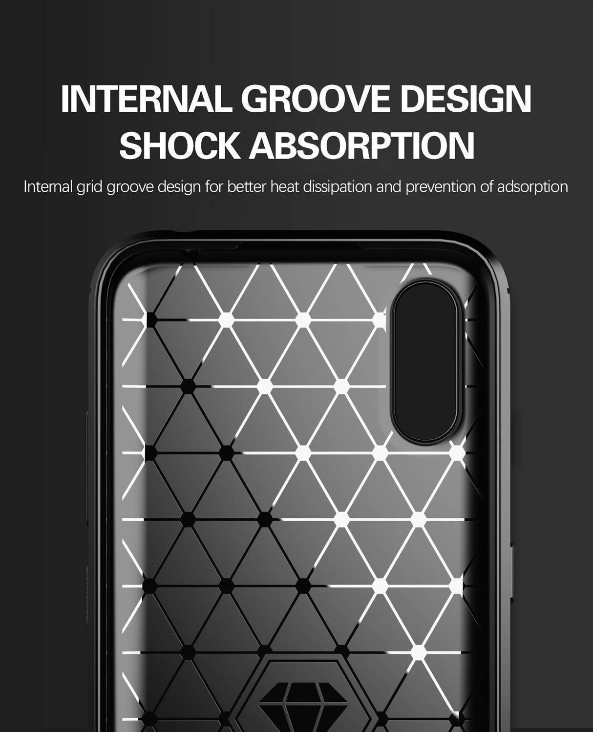 Cadorabo Hülle für Samsung Galaxy A01 in Grau Schutzhülle TPU Case Cover Etui Handyhülle