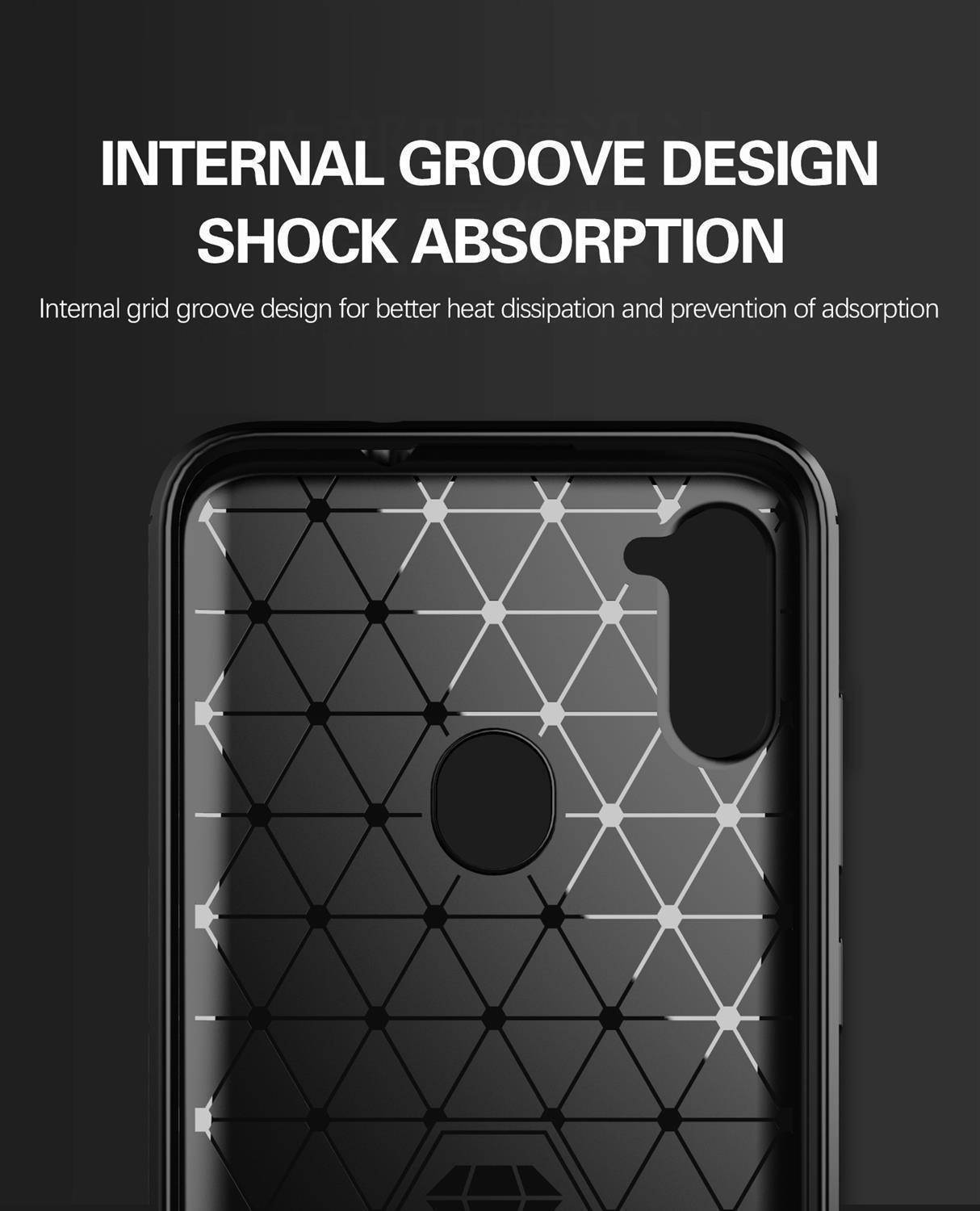 Cadorabo Hülle für Samsung Galaxy A11 / M11 in Grau Schutzhülle TPU Case Cover Etui Handyhülle