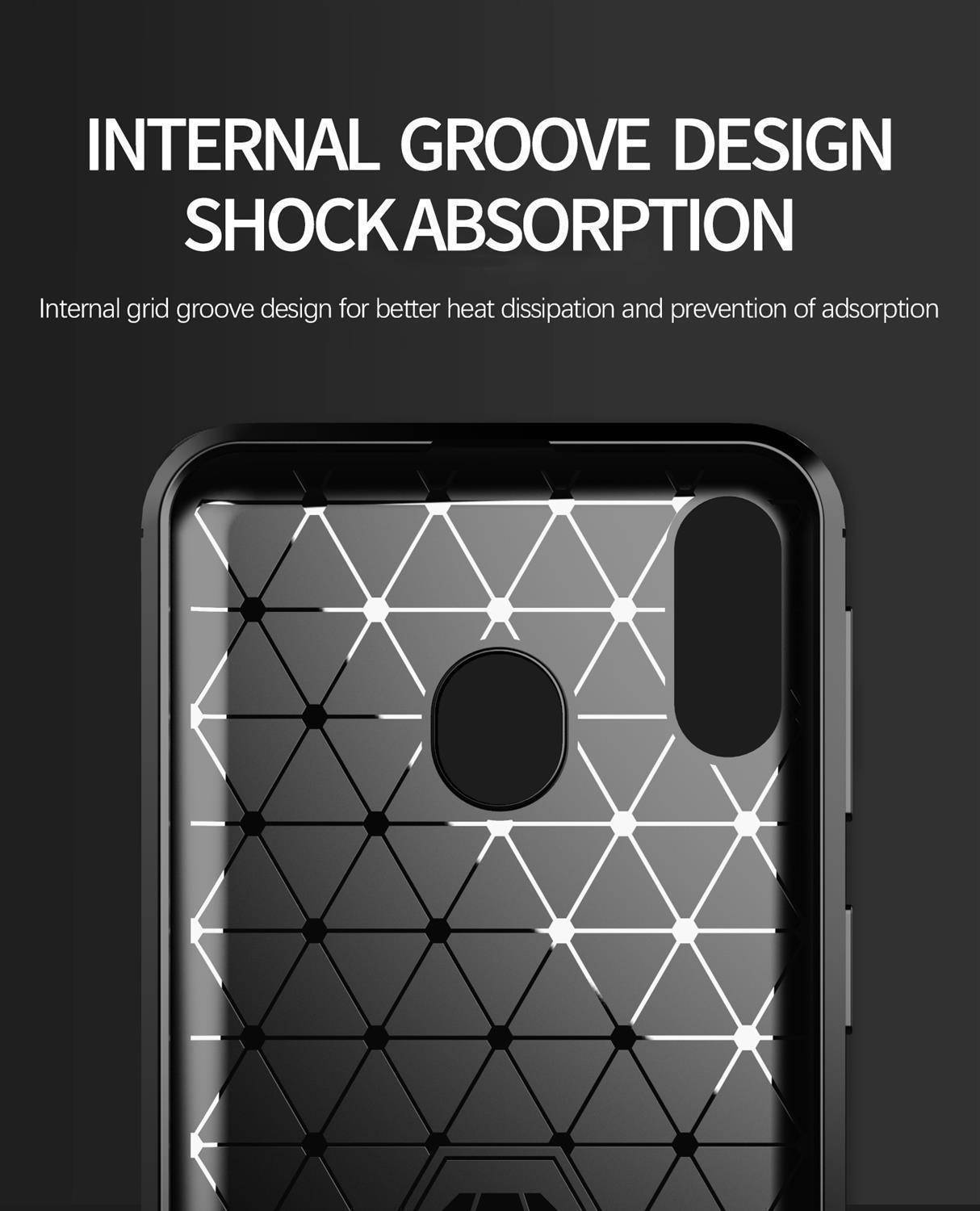 Cadorabo Hülle für Samsung Galaxy A20 / A30 / M10s in Grau Schutzhülle TPU Case Cover Etui Handyhülle