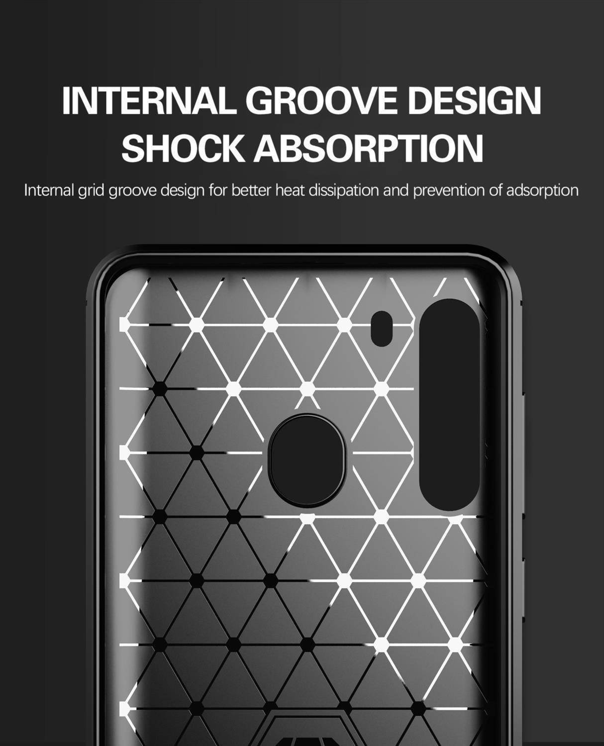 Cadorabo Hülle für Samsung Galaxy A21 in Blau Schutzhülle TPU Case Cover Etui Handyhülle