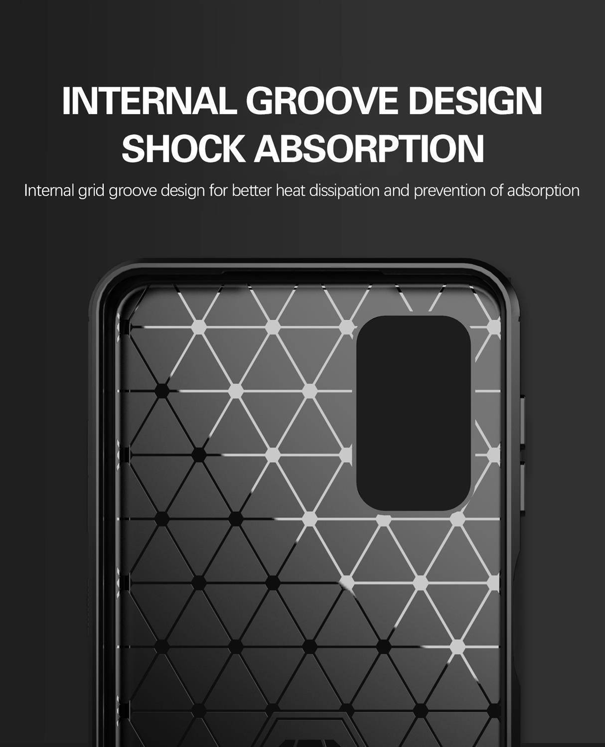 Cadorabo Hülle für Samsung Galaxy A32 5G in Grau Schutzhülle TPU Case Cover Etui Handyhülle