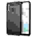 Cadorabo Hülle für Samsung Galaxy A70e in Schwarz Schutzhülle TPU Case Cover Etui Handyhülle