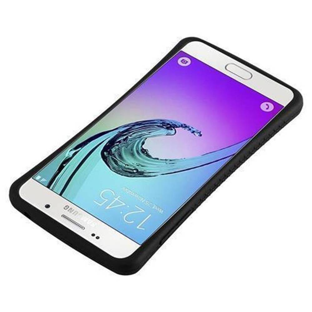 Cadorabo Hülle für Samsung Galaxy A5 2016 Schutz Hülle in Braun Handyhülle Hard Case Schutzhülle Cover Etui