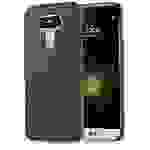 Cadorabo Schutzhülle für LG G5 Hülle in Schwarz Hard Case Handyhülle Kunstleder Etui