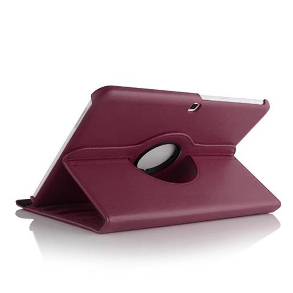 Cadorabo Hülle für Samsung Galaxy Tab 4 10.1 Zoll Tablet Schutz Hülle in Lila Schutzhülle Etui Case Tasche Cover