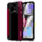 Cadorabo Hülle für Samsung Galaxy A10s / M01s Schutz Hülle in Pink Handyhülle TPU Etui Cover Case Tempered Glas