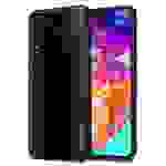 Cadorabo Hülle für Samsung Galaxy A70 / A70s Schutz Hülle in Schwarz Handyhülle TPU Etui Cover Case Tempered Glas