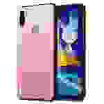 Cadorabo Hülle für Samsung Galaxy A11 / M11 Schutz Hülle in Schwarz Handyhülle TPU Etui Cover Case Tempered Glas
