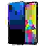 Cadorabo Hülle für Samsung Galaxy M21 / M30s Schutz Hülle in Schwarz Handyhülle TPU Etui Cover Case Tempered Glas