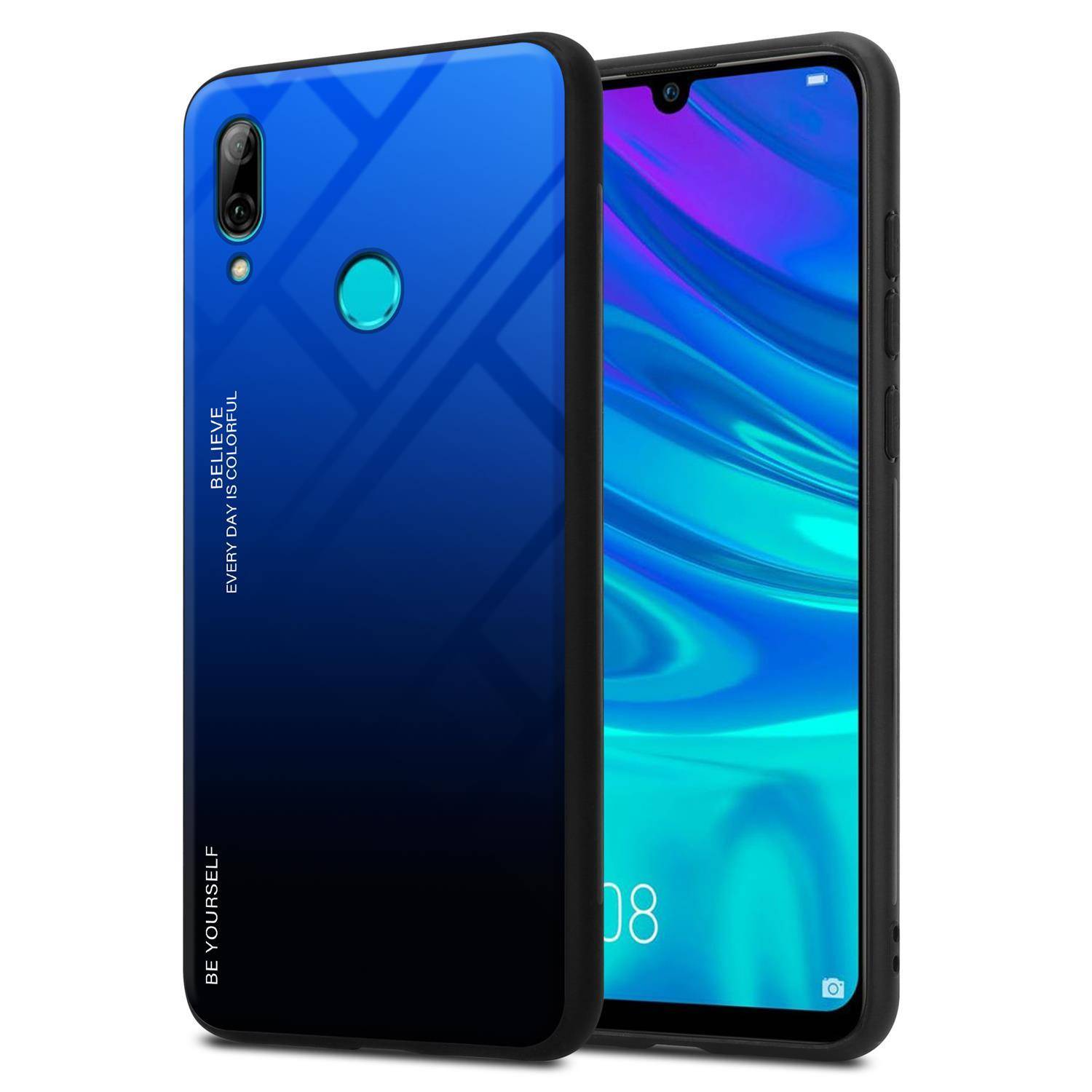 Cadorabo Hülle für Honor 10 LITE / Huawei P SMART 2019 Schutz Hülle in Schwarz Handyhülle TPU Etui Cover Case Tempered