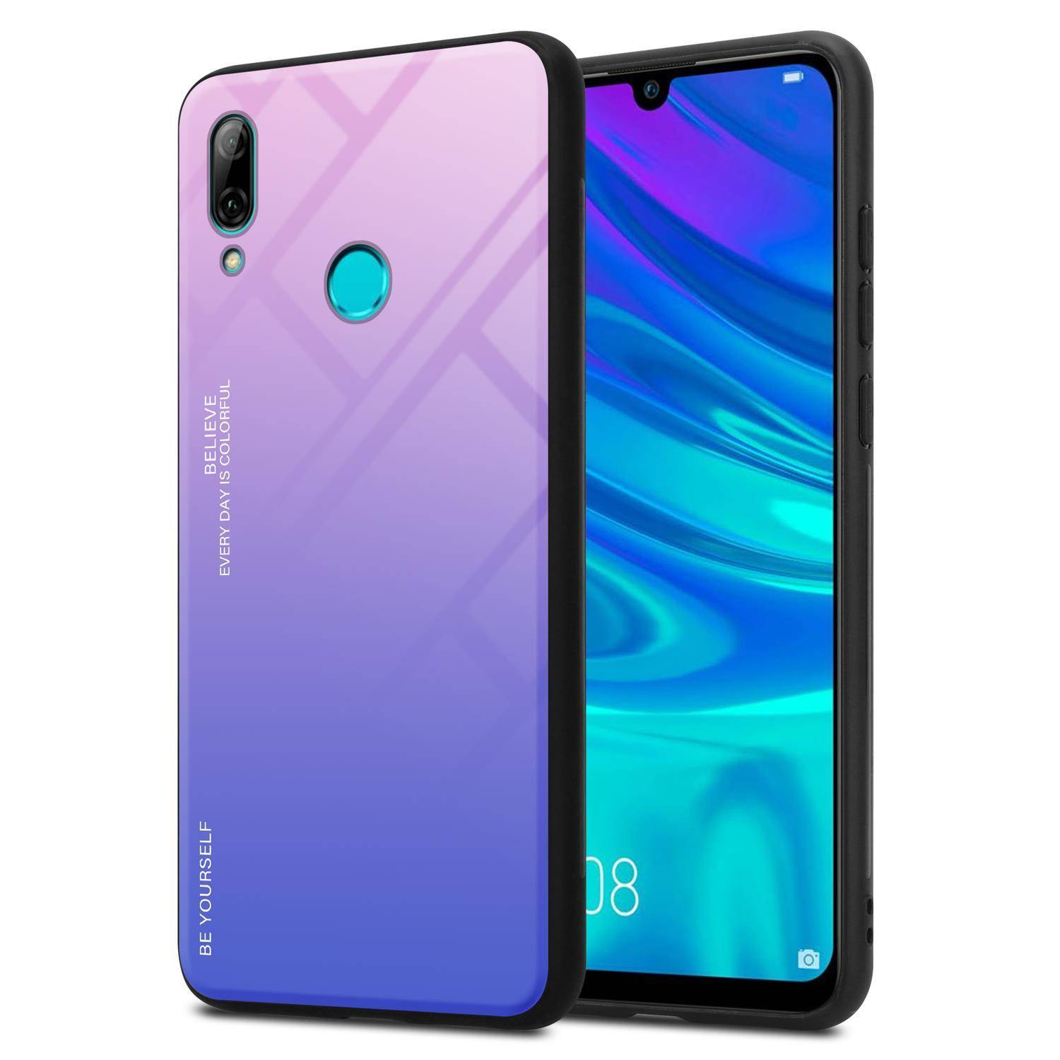 Cadorabo Hülle für Honor 10 LITE / Huawei P SMART 2019 Schutz Hülle in Schwarz Handyhülle TPU Etui Cover Case Tempered